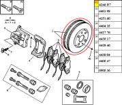 4249J1-Disco de Freio - Ventilado com ABS