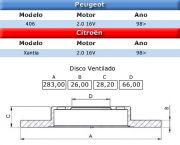 4249J1-Disco de Freio - Ventilado com ABS