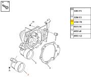 1336T8-Flange da Bomba de Agua