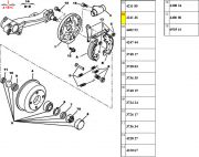 4241J6-Lona de Freio - Sistema Bendix/ Medida 180x32mm