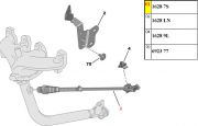 1628SW-Sonda Lambda - Conector Preto