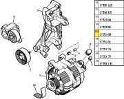 575160-Tensor da Correia do Alternador